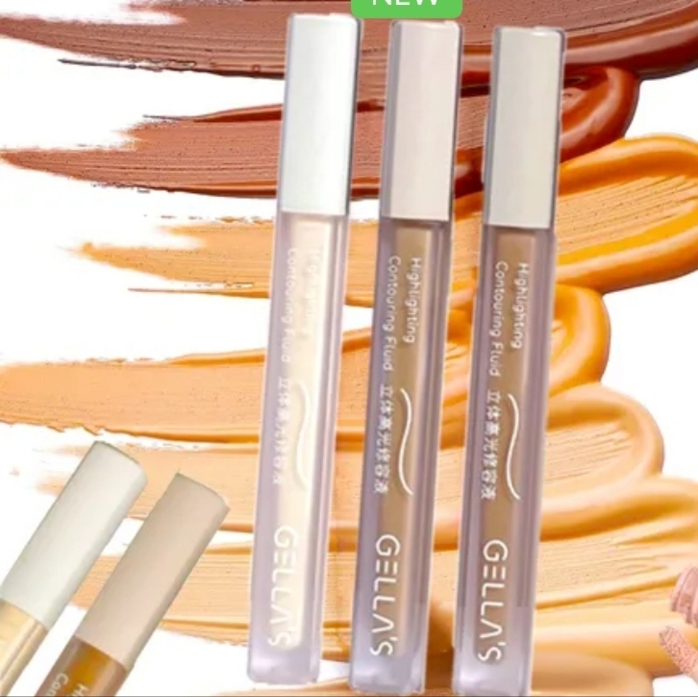 GELLA'S - Highlighter Contouring Fluid Set - Natural